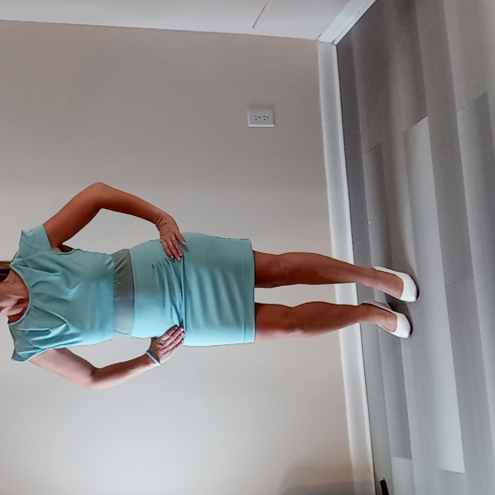 Cute little Mint Green Mini Dress with See Through Back & Waistline